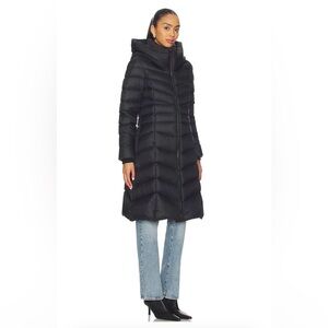 Soia & Kyo | Lita Midi Down Coat in Black (NWOT)